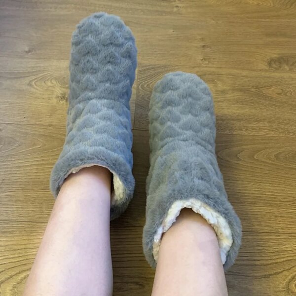 Chaussons Fourrés Montant en Laine pour Femme 3