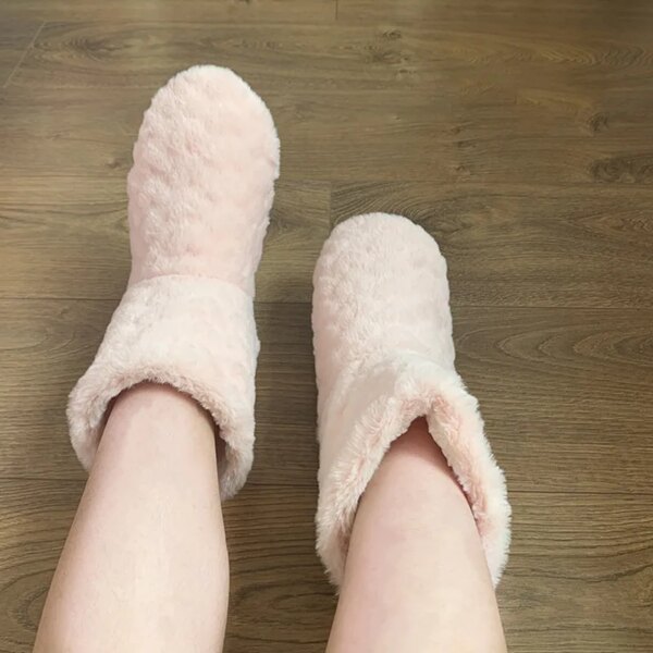 Chaussons Fourrés Montant en Laine pour Femme 5