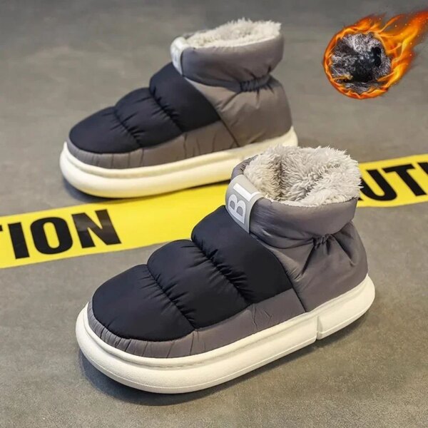 Chausson Montant Fourré Homme en Fourrure 5