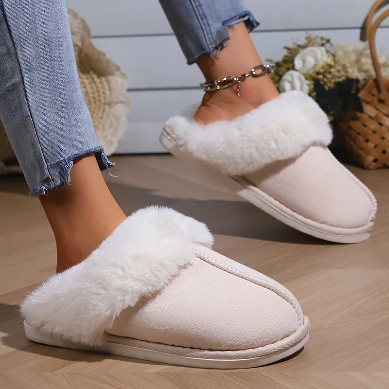 Chausson en Daim Fourré pour Femme 10