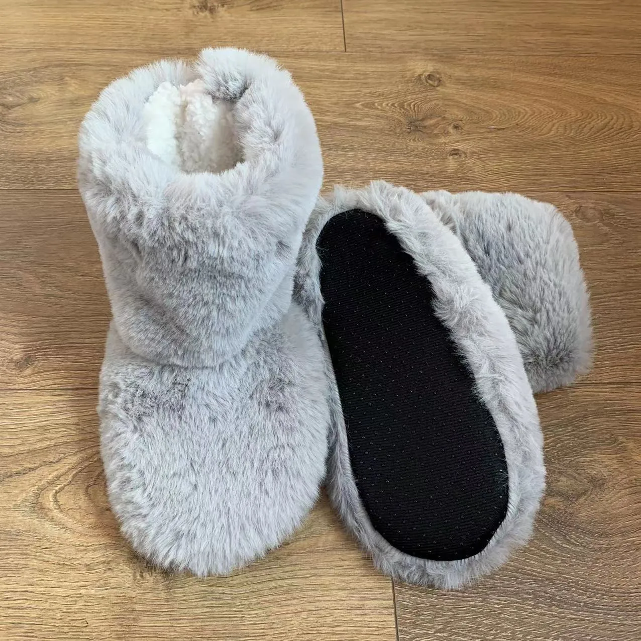 Chaussons Bottillons Fourrés Peluche pour Femme 5