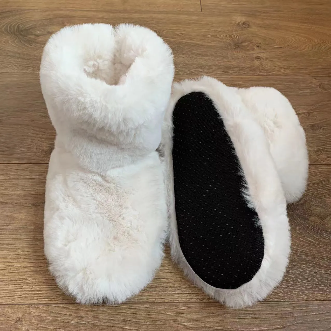 Chaussons Bottillons Fourrés Peluche pour Femme 6