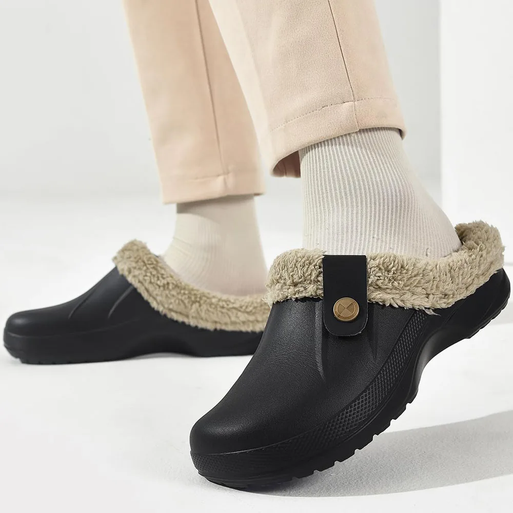 Crocs Fourrure Polaire Noir 5