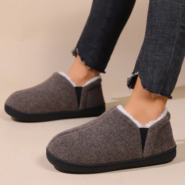 Chaussons Fourrés Montants Femme 3
