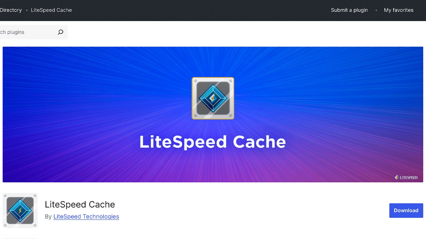 Plugin litespeed cache