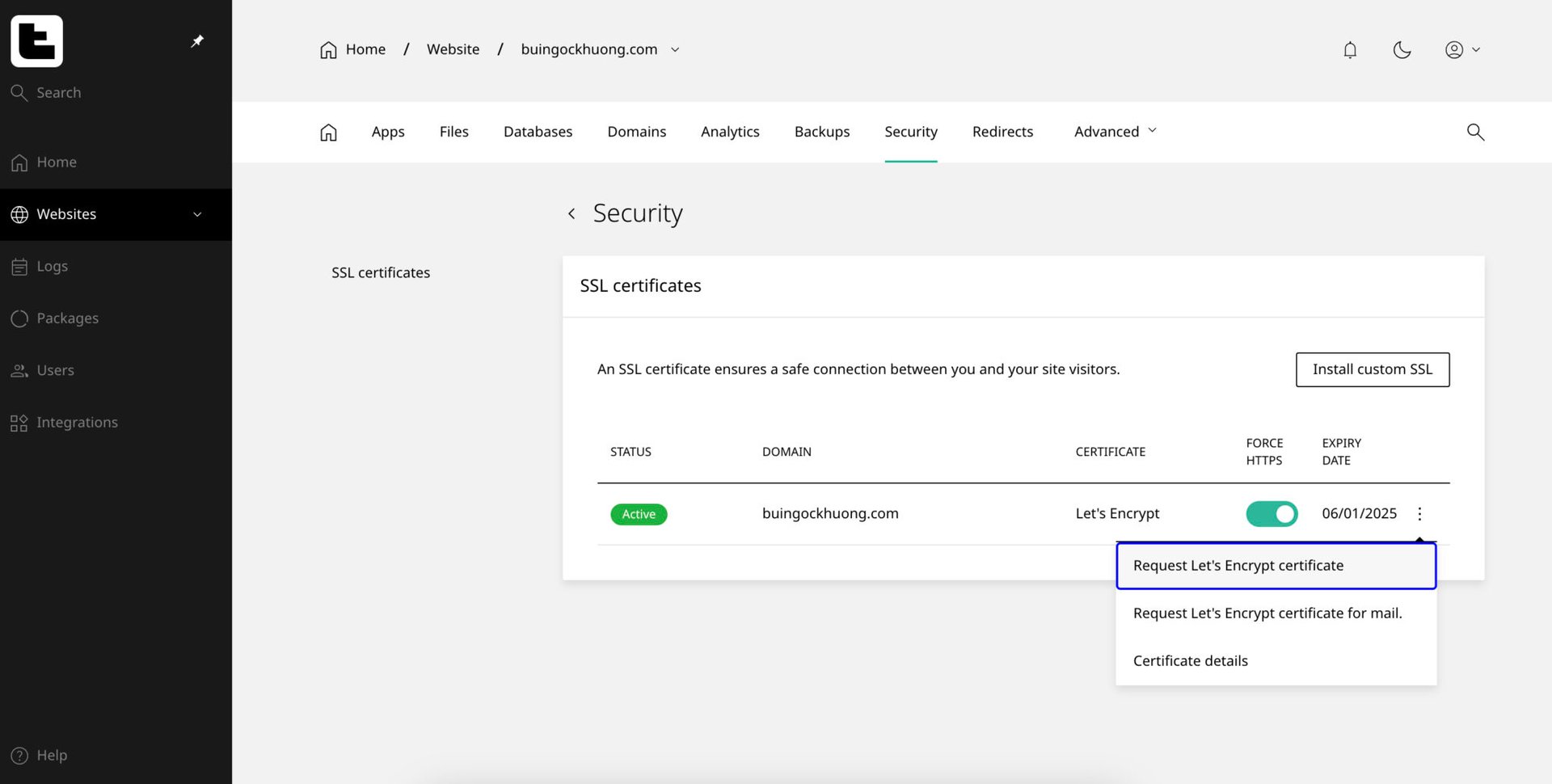 Hướng Dẫn Gia Hạn (Renew) Chứng Chỉ SSL Hướng Dẫn Gia Hạn (Renew) Chứng Chỉ SSL