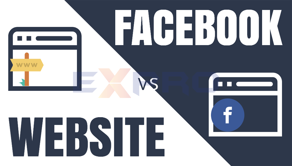 Content facebook và content website