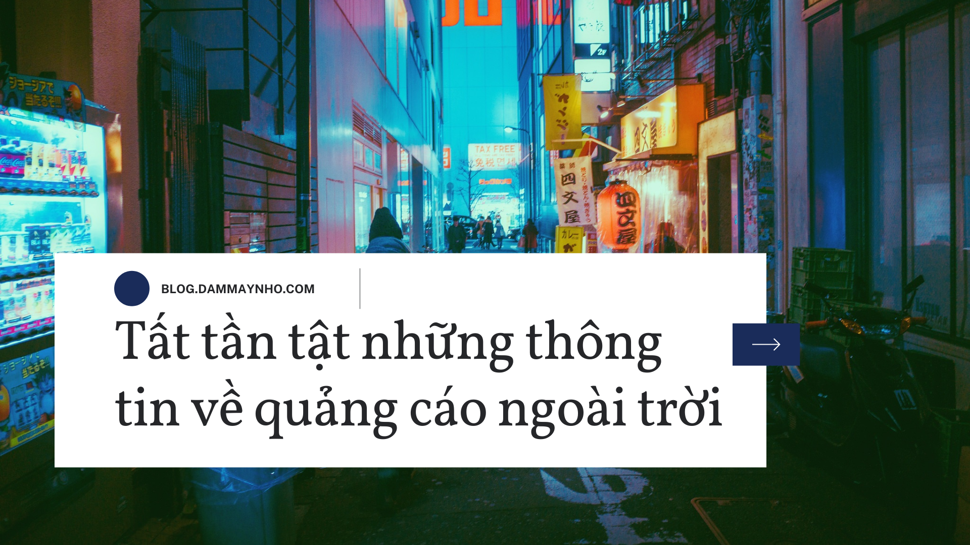 quảng cáo ngoài trời.