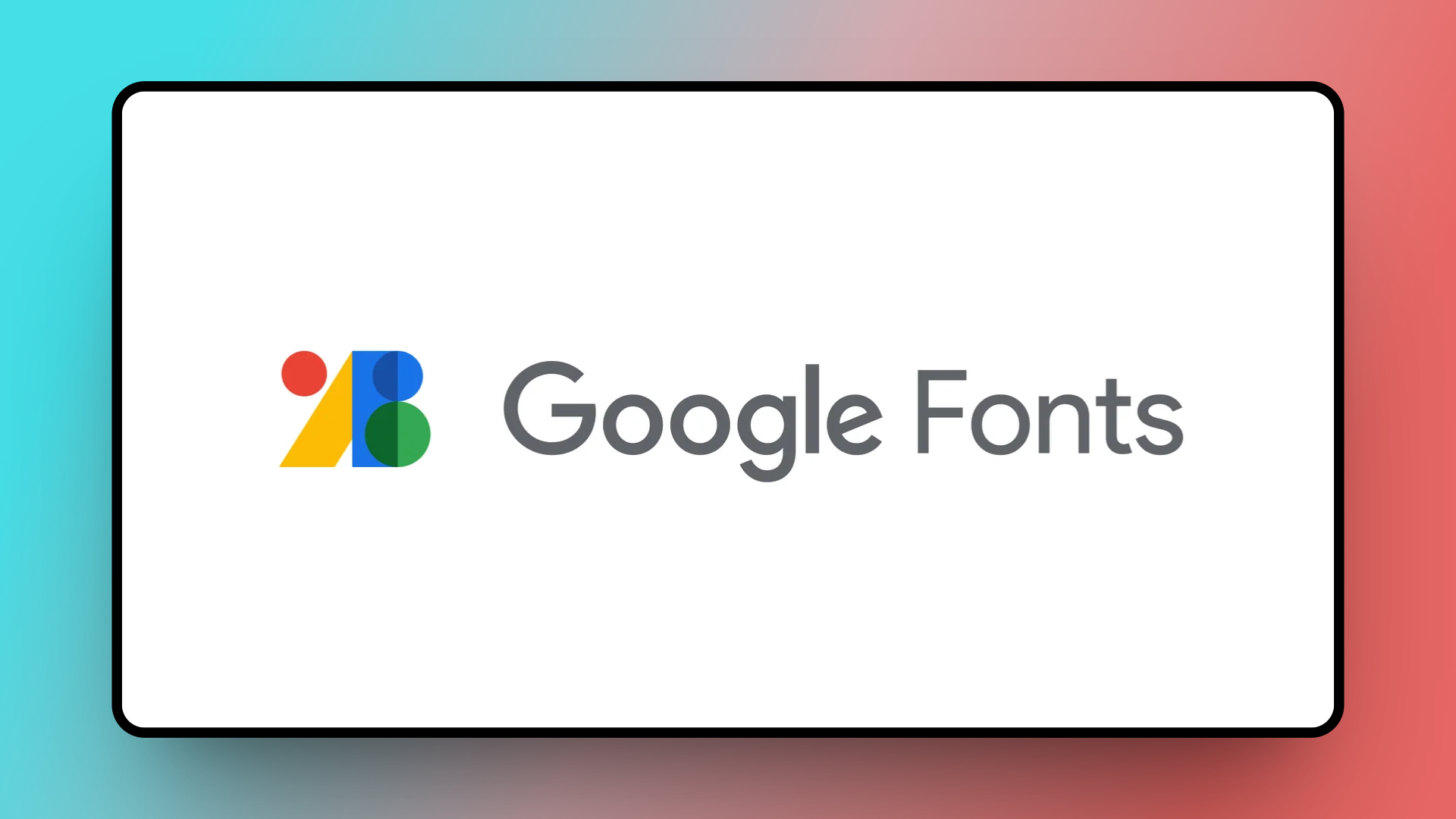 Font chữ google