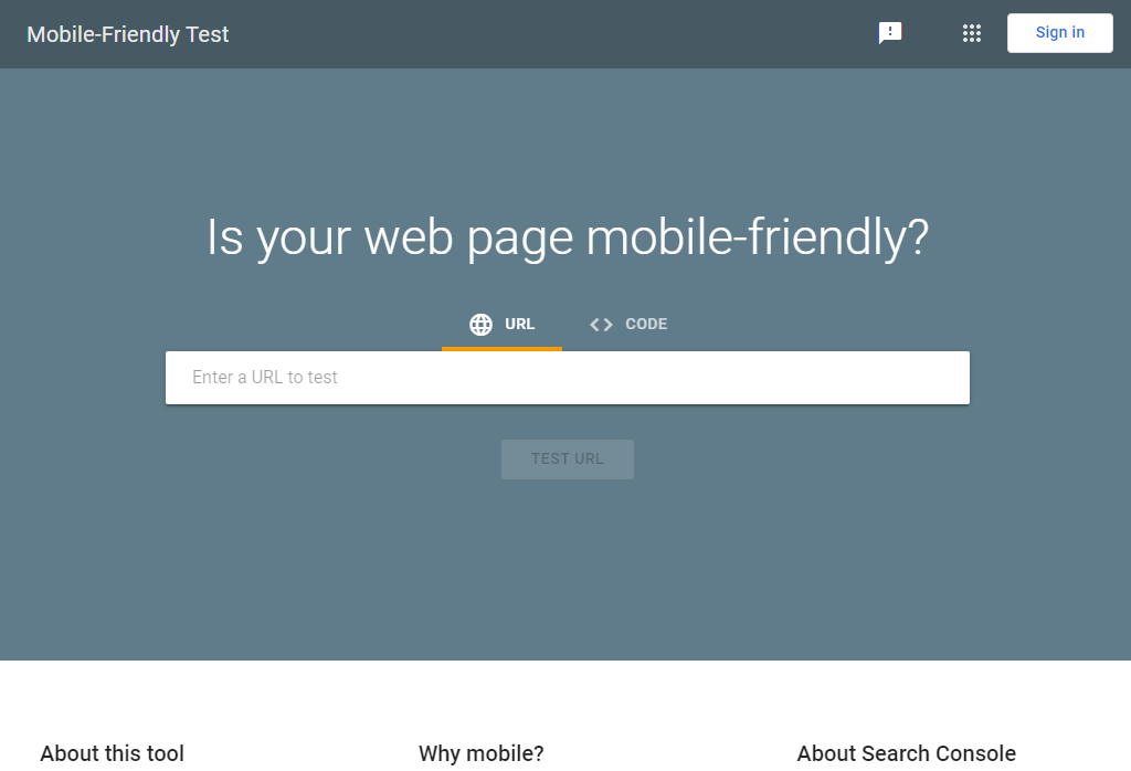 Mobile Friendly Checker