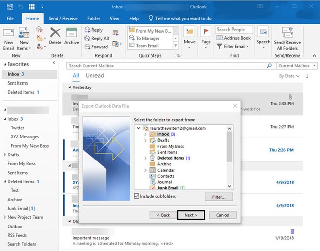 Email Microsoft Outlook