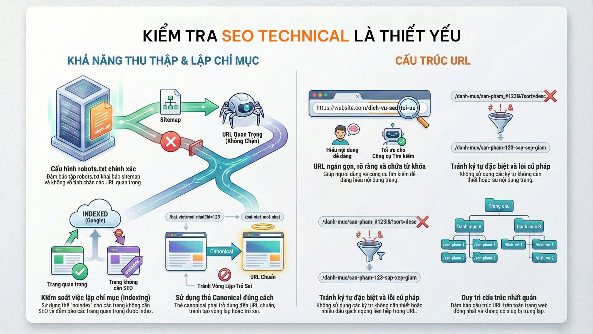 Kiểm tra SEO Technical là thiết yếu