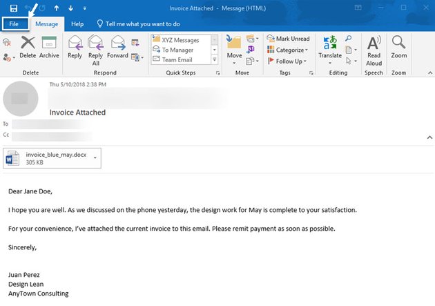 Email Microsoft Outlook