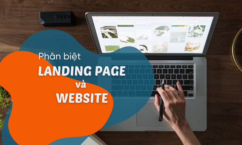 landing page và website
