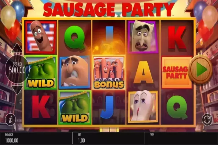 Top Slot Games Based on Movies 5 Sausage Party slots