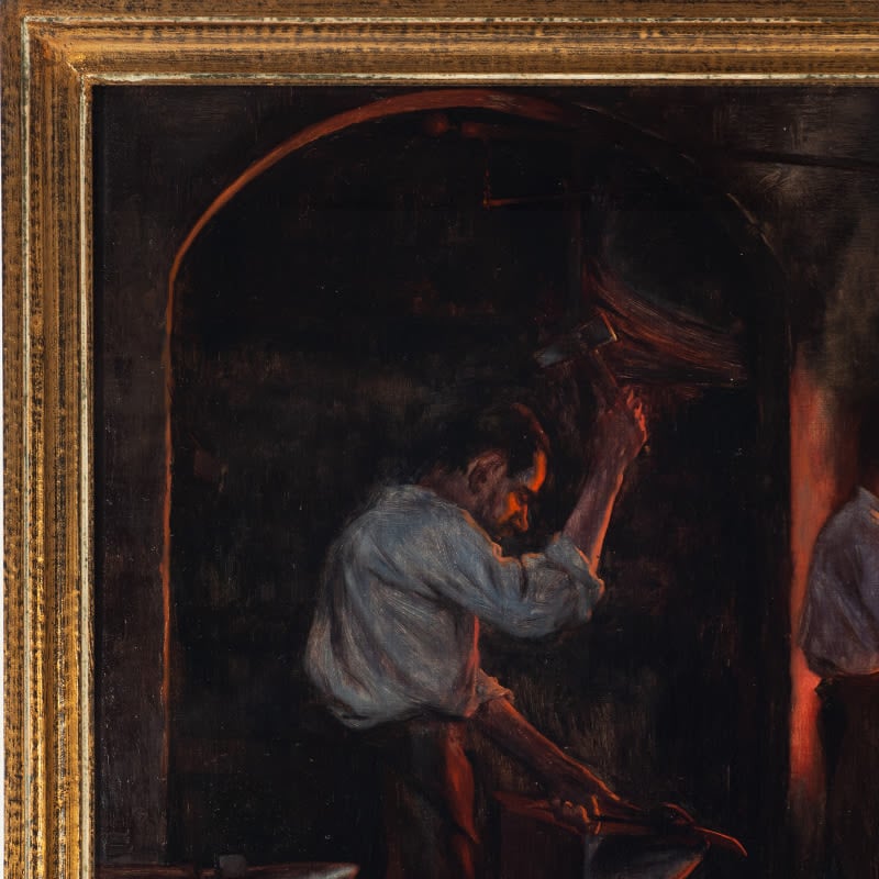 La Herrería. Lluís Graner, ca. 1894. Óleo sobre tela