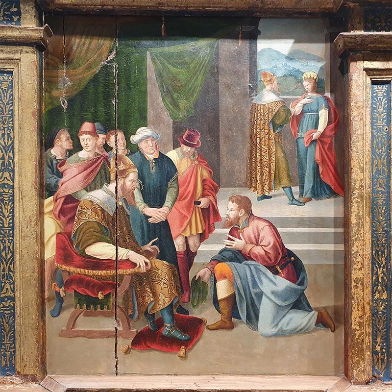 Retablo de Santa Úrsula - Jaume Forner, ca. 1530–1550. Óleo sobre tabla - Imagen 3