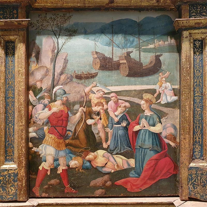 Retablo de Santa Úrsula - Jaume Forner, ca. 1530–1550. Óleo sobre tabla - Imagen 6