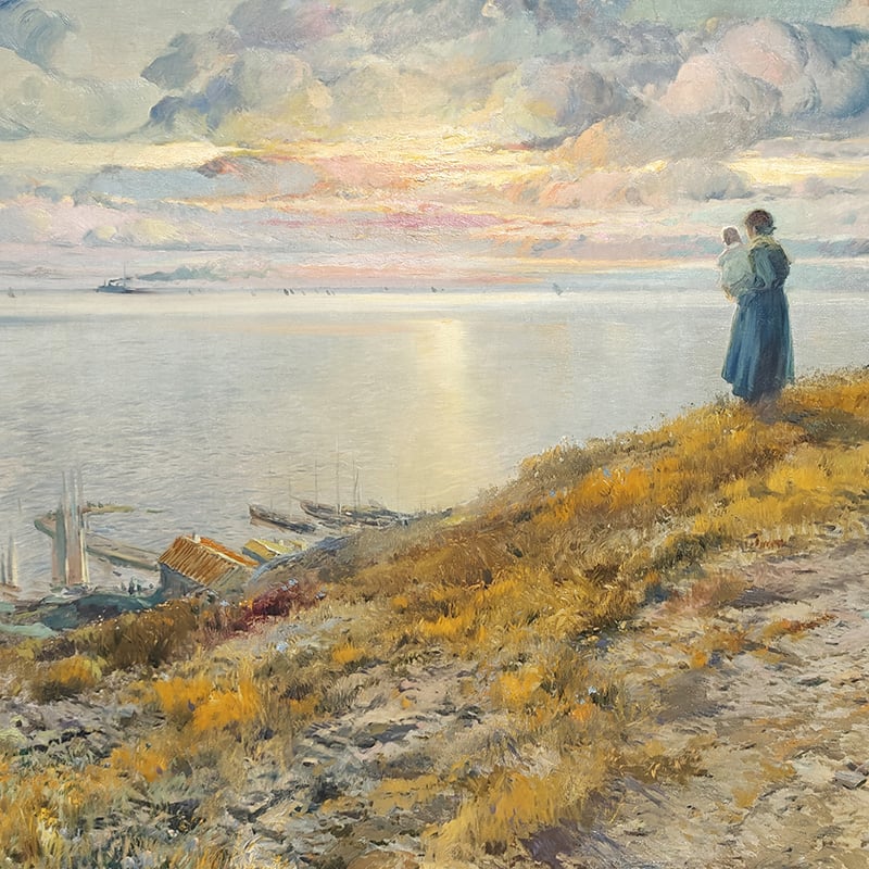 ¿Volverá? - Eliseu Meifrèn, 1906. Óleo sobre lienzo