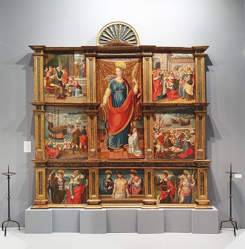 Retablo de Santa Úrsula - Jaume Forner, ca. 1530–1550. Óleo sobre tabla - Imagen 2