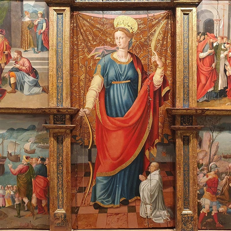 Retablo de Santa Úrsula - Jaume Forner, ca. 1530–1550. Óleo sobre tabla