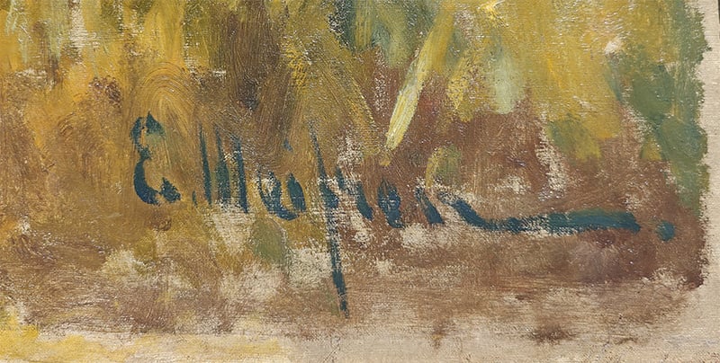 ¿Volverá? Eliseu Meifrèn, 1906. Óleo sobre lienzo - Imagen 5