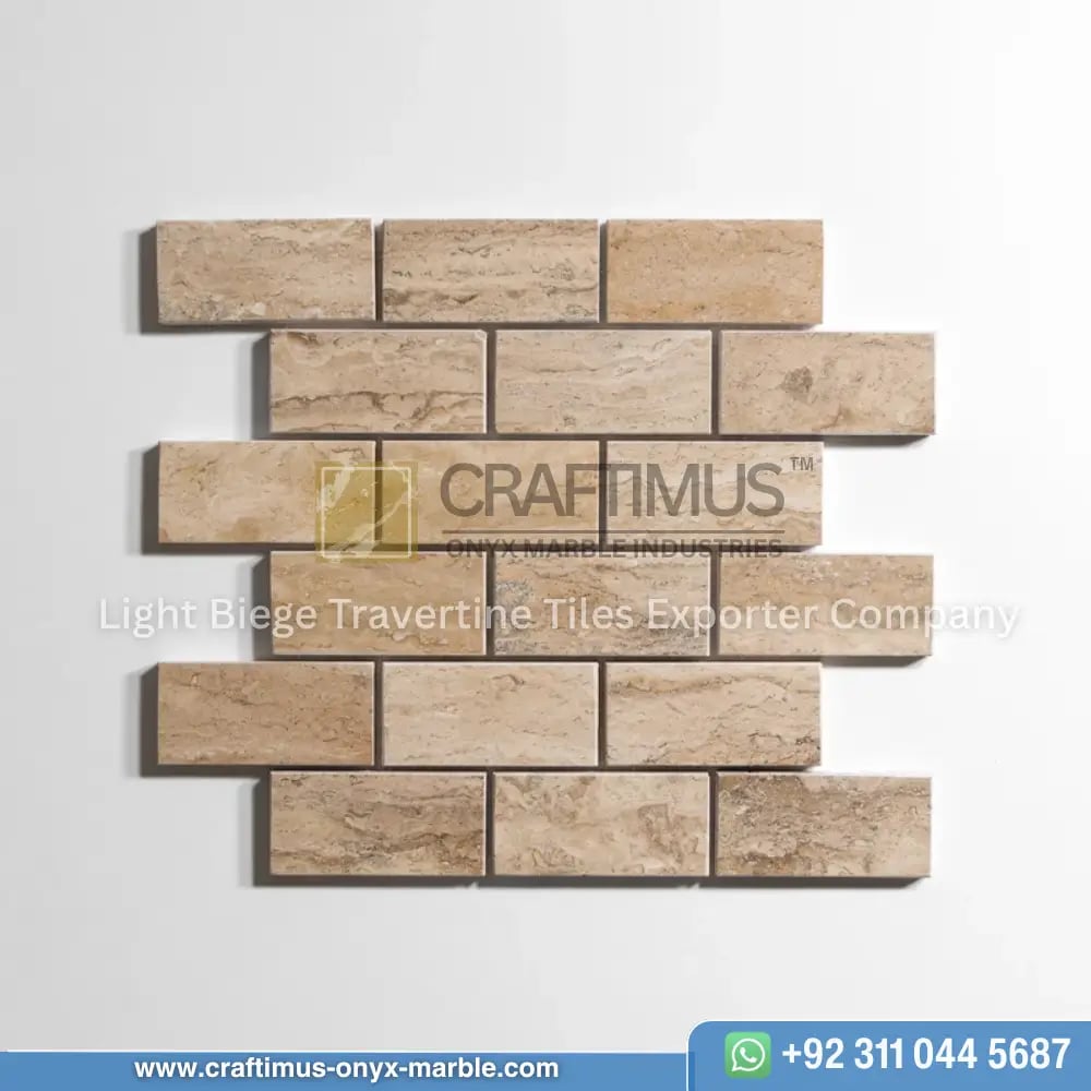 Dark beige Travertine Tiles product image