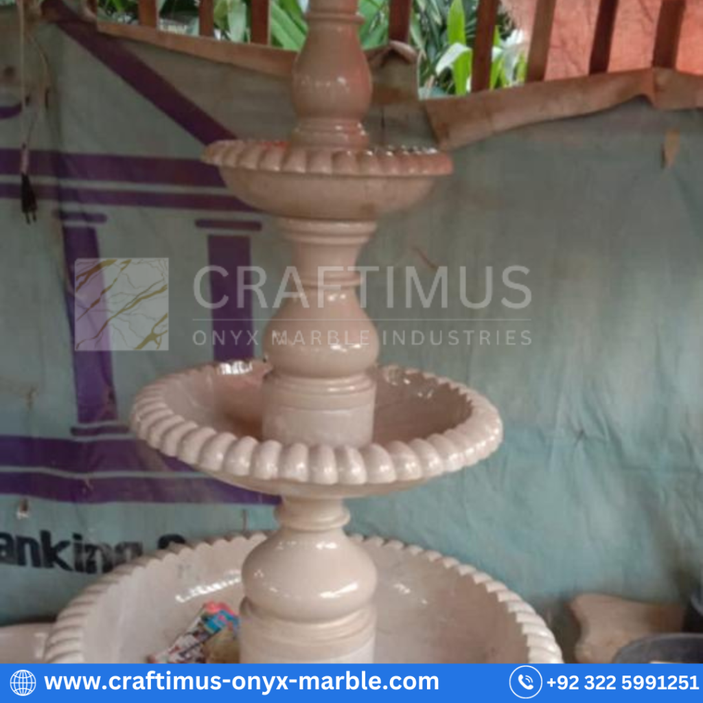 Marble Fountains made by CRAFTIMUS Onyx Marble Industries (Pvt) Ltd in Pakistan