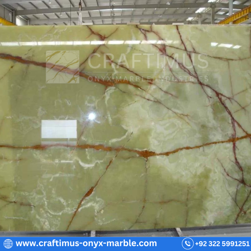 Onyx Slabs available at CRAFTIMUS Onyx Marble Industries (Pvt) Ltd in Pakistan