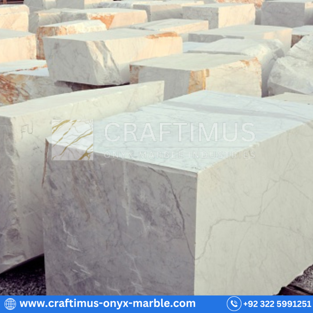 Marble blocks available at CRAFTIMUS Onyx Marble Industries (Pvt) Ltd in Pakistan