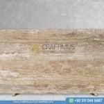 Classic Travertine Slabs on Display at factory