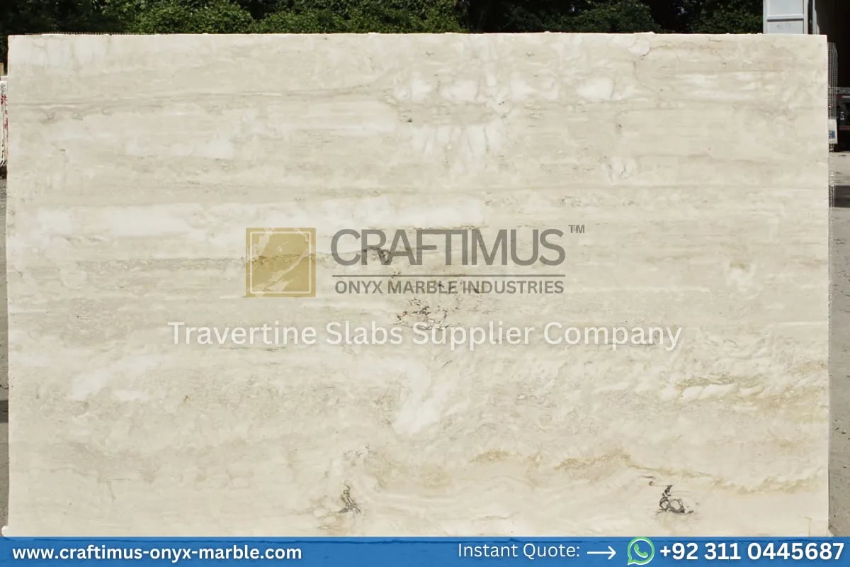 Biege Travertine Slabs