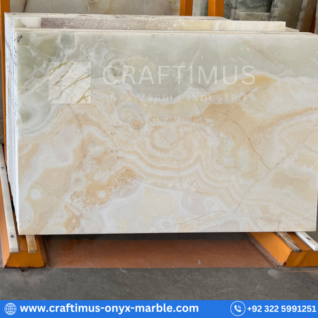 Onyx Slabs available at CRAFTIMUS Onyx Marble Industries (Pvt) Ltd in Pakistan