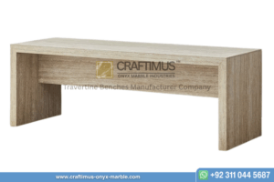 Travertine Bench Designs product image with white background