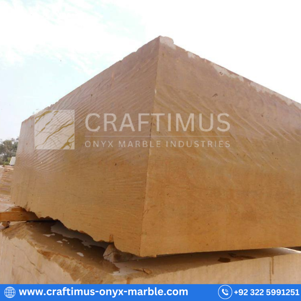 Marble blocks available at CRAFTIMUS Onyx Marble Industries (Pvt) Ltd in Pakistan