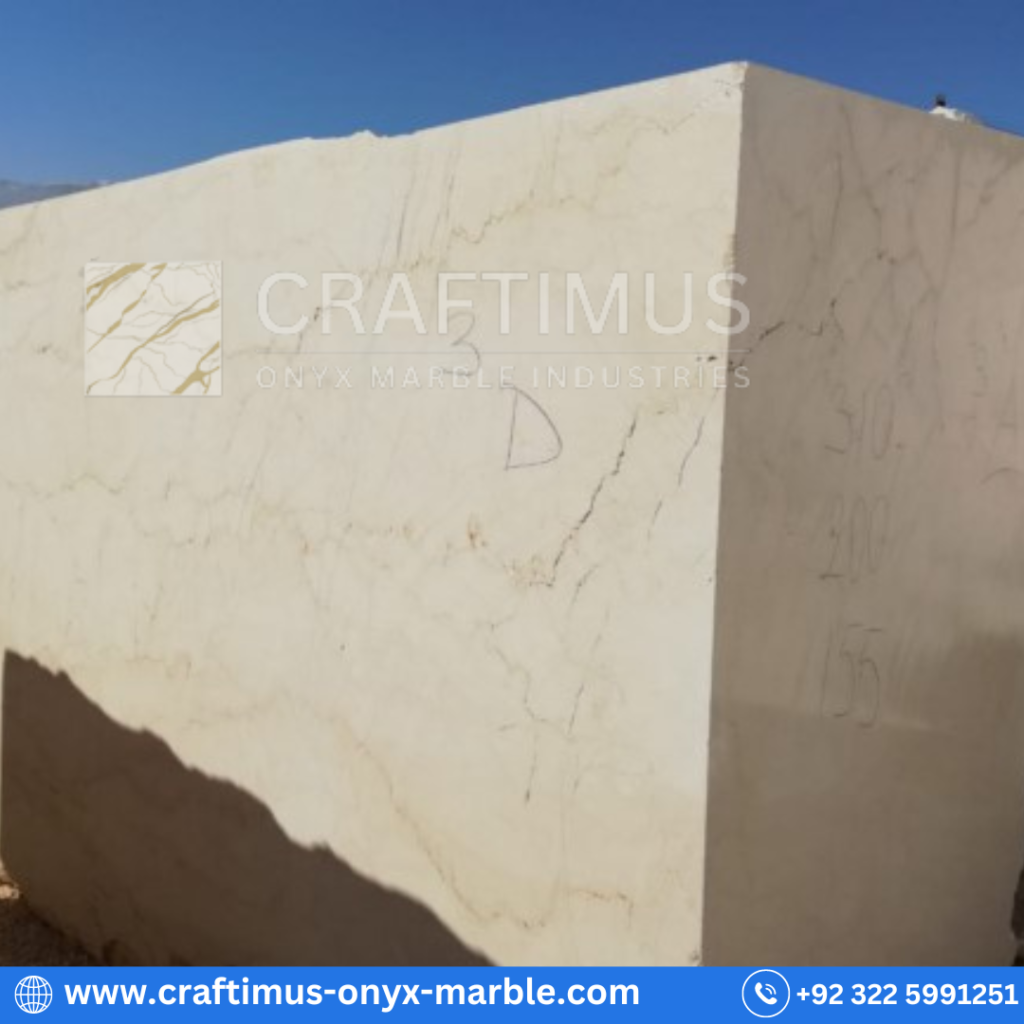 Marble blocks available at CRAFTIMUS Onyx Marble Industries (Pvt) Ltd in Pakistan