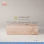 Pink Onyx Square Coffee Table Designs and Images