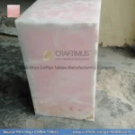 Pink Onyx Square Coffee Table Designs and Images