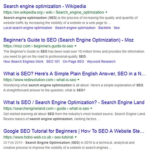 Google Search on Search Engine Optimisation Google Search on Search Engine Optimisation