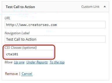 CTA Button Styler Menu 2