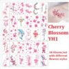 Oriental Cherry Temporary Tattoo