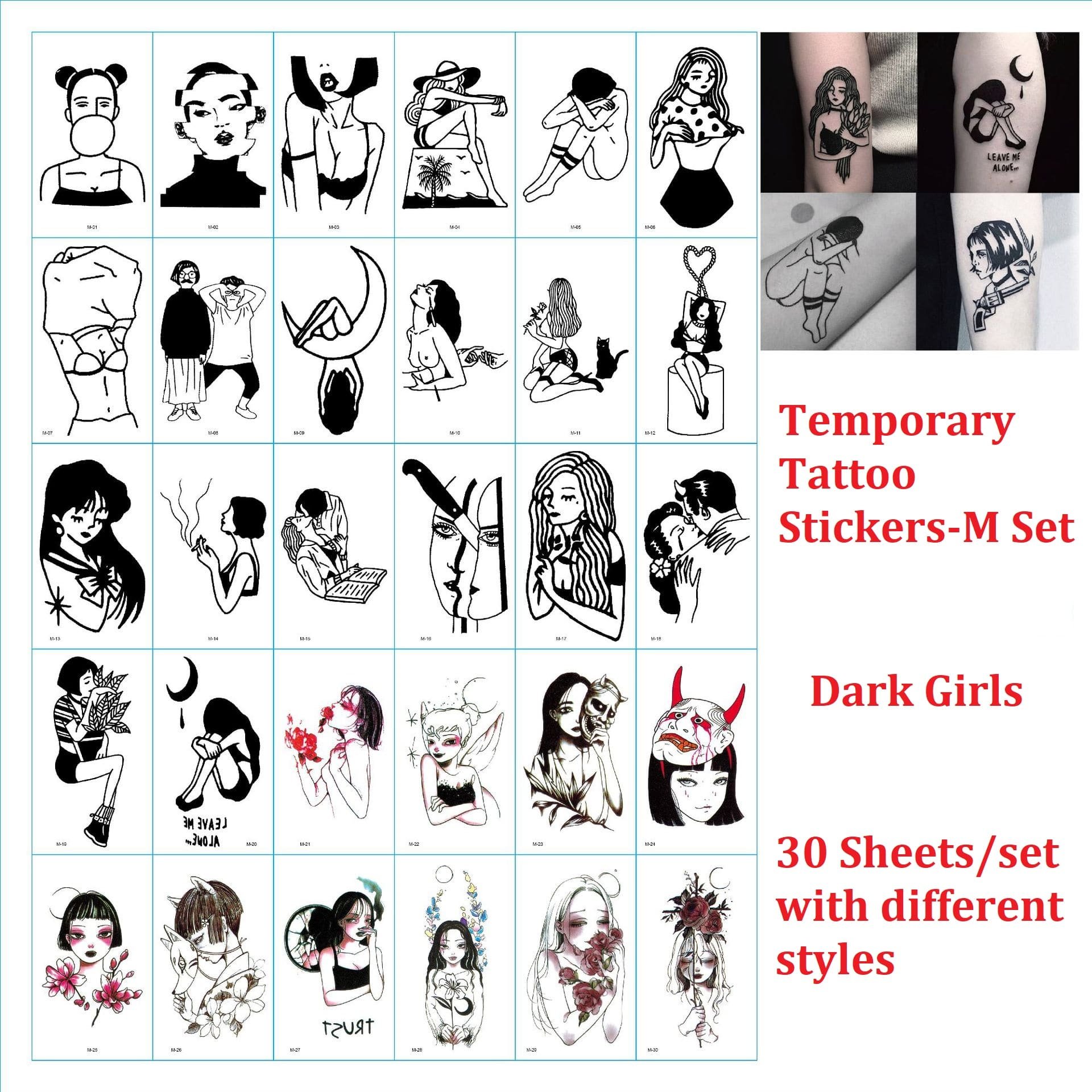 Temporary Fake Tattoo Stickers