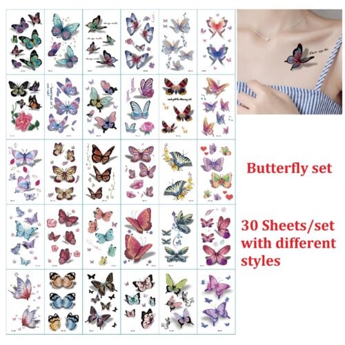 Butterfly Tattoo Stickers
