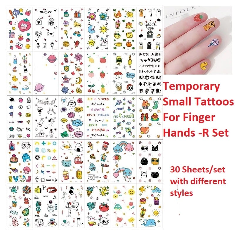 Temporary Finger Tattoos Stickers