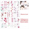 Flower Tattoo Stickers