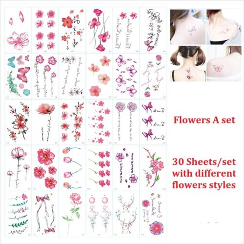 Flower Tattoo Stickers
