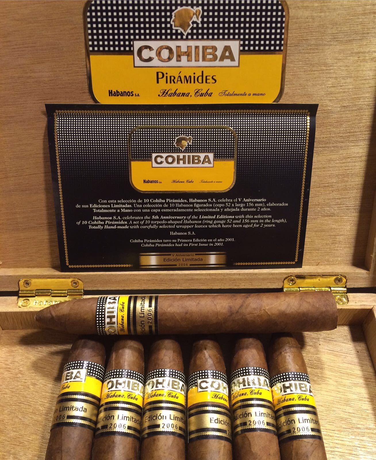 Cohiba Piramides Limited Edition 2006