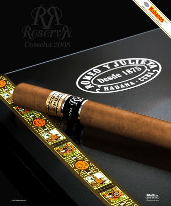 6 Romeo y Julieta Churchills Reserva Cosecha 2008