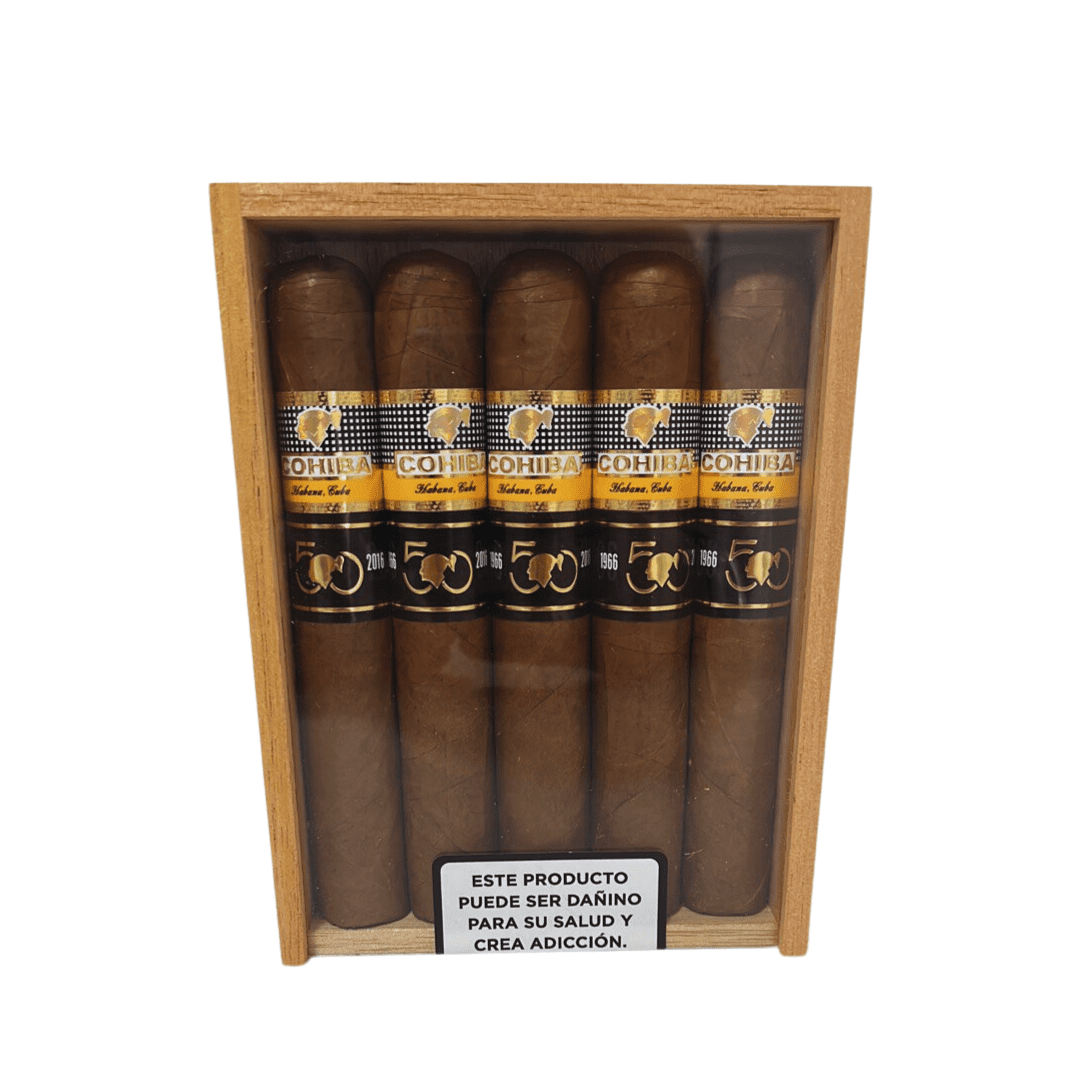 Cedar Petaca - 5 Cohiba Majestuosos 50 Anniversary - Image 5