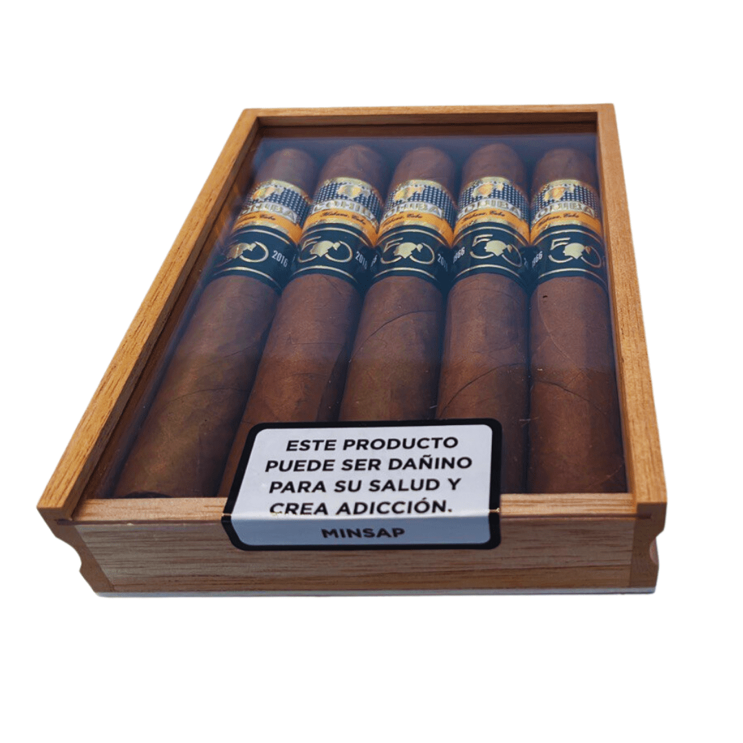 Cedar Petaca - 5 Cohiba Majestuosos 50 Anniversary - Image 4